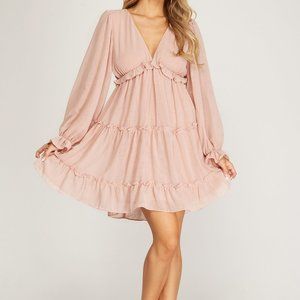 Open back dress
